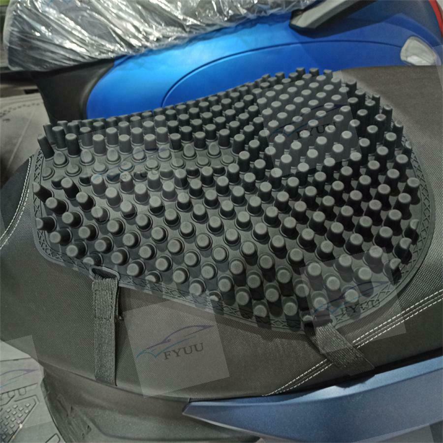 1x Silicone Motorcycle Seat Cushion Pressure Release Comfortable Seat Pillow Pad