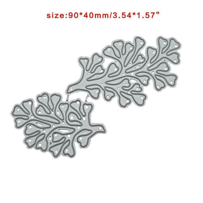 Plant Metal Cutting Dies Stencil DIY Scrapbooking Album Paper Card Template Mold