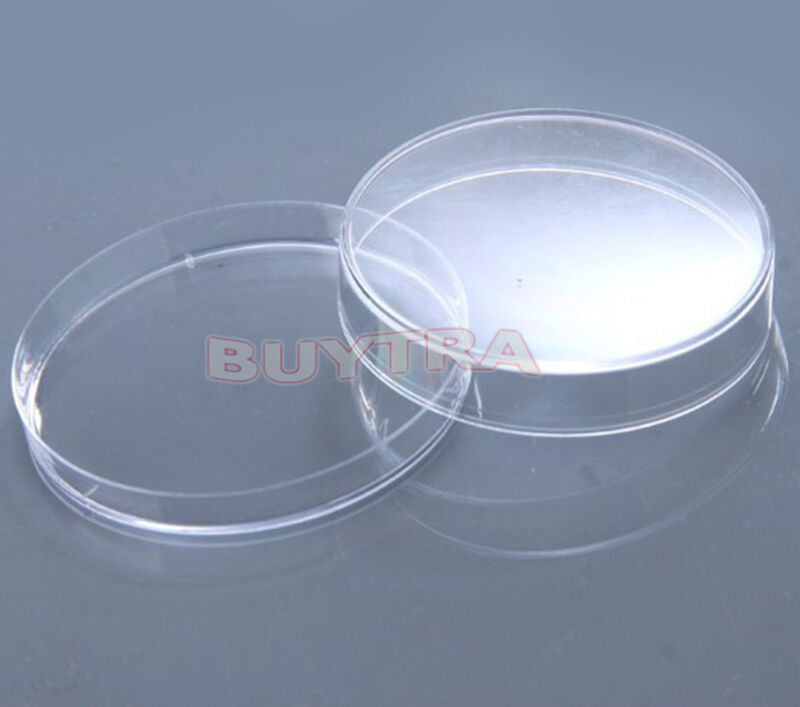 10X Sterile Plastic Petri Dishes For LB Plate Bacteria 55x15m Tt