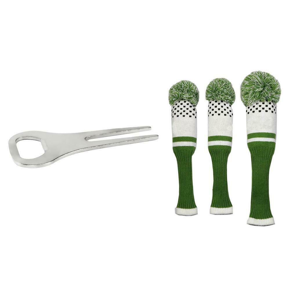 Golf Putters Protective Socks Durable Premium Knitted Head Covers & Zinc Alloy