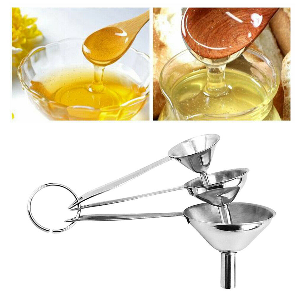Kitchen Funnels for Liquid Jam Powder Space-saving Funnels Easy to Storage