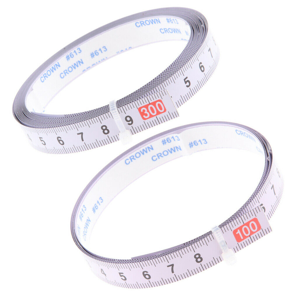 2pcs self adhesive measure tape metric Stick And Measure Flat Tape Self Adhesive