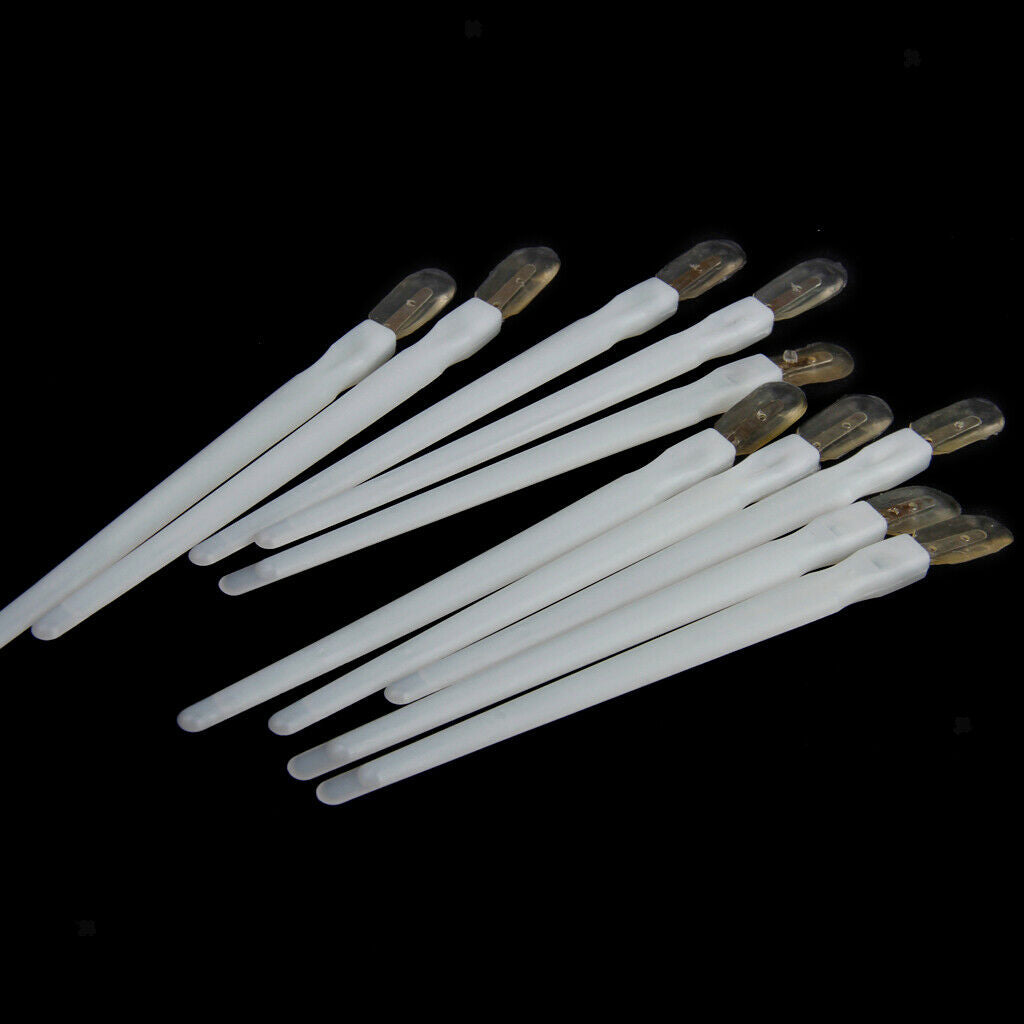 10pcs Wht Plastic Royal Jelly Soft Head Pen Beekeeping Beekeeper