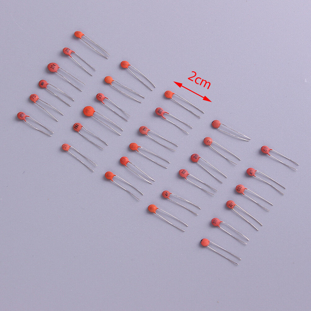 300pcs 30Values 2pf-0.1UF Ceramic Capacitor Assorted kit Assortment SetH WF