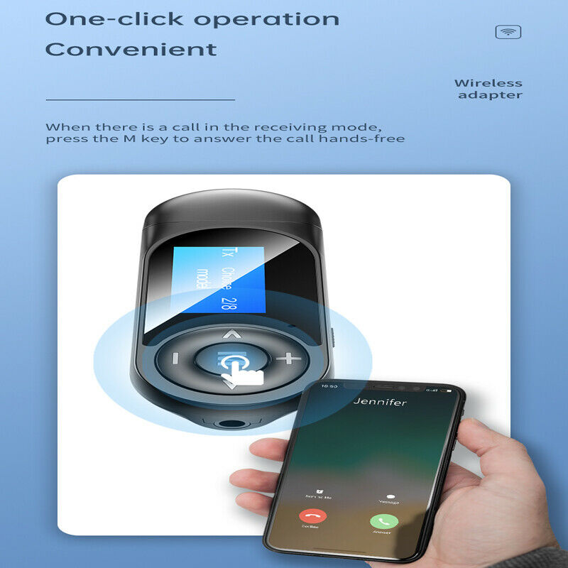 Universal LCD USB Bluetooth Car Wireless Handsfree Speaker In-Car Speakerphone