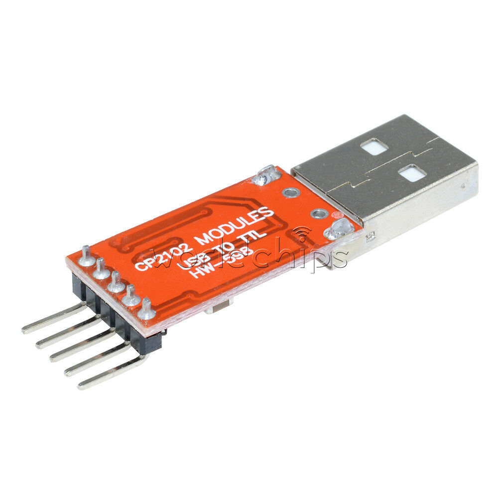 New USB 2.0 to TTL UART 5PIN Module Serial Converter CP2102 STC PRGMR Free cable