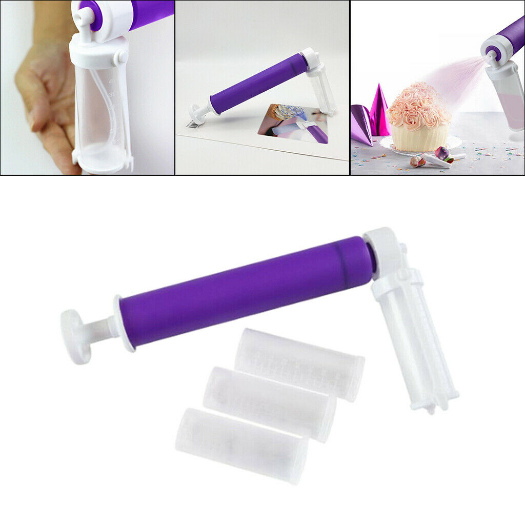 Household Cake DIY Baking Spray Gun Manual Airbrush for Decorating Cakes
