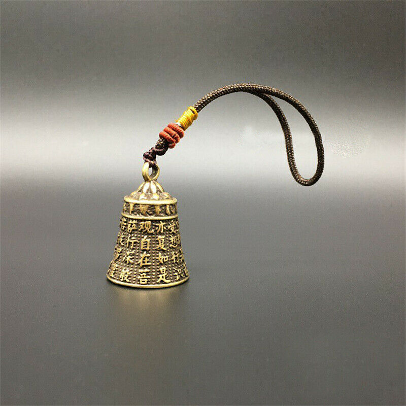 Copper Bell Ornament Buddhist Supplies Brass Pendants for Wealth Safe Lucky