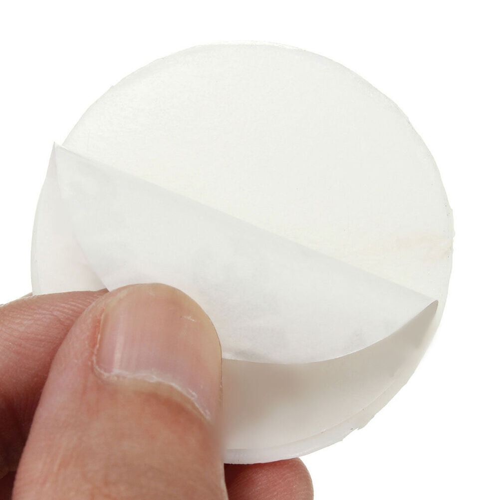 2x Round Wall Protector Self Adhesive Door Handle Bumper Guard Stopper Rub.l8