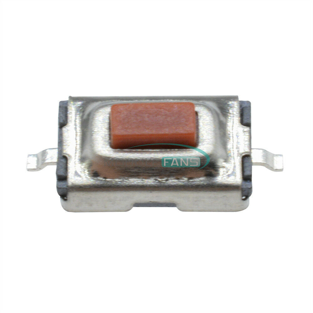100Pcs SMD Tactile PushButton Key Switch Momentary Tact 2 Pins 3x6x2.5mm New
