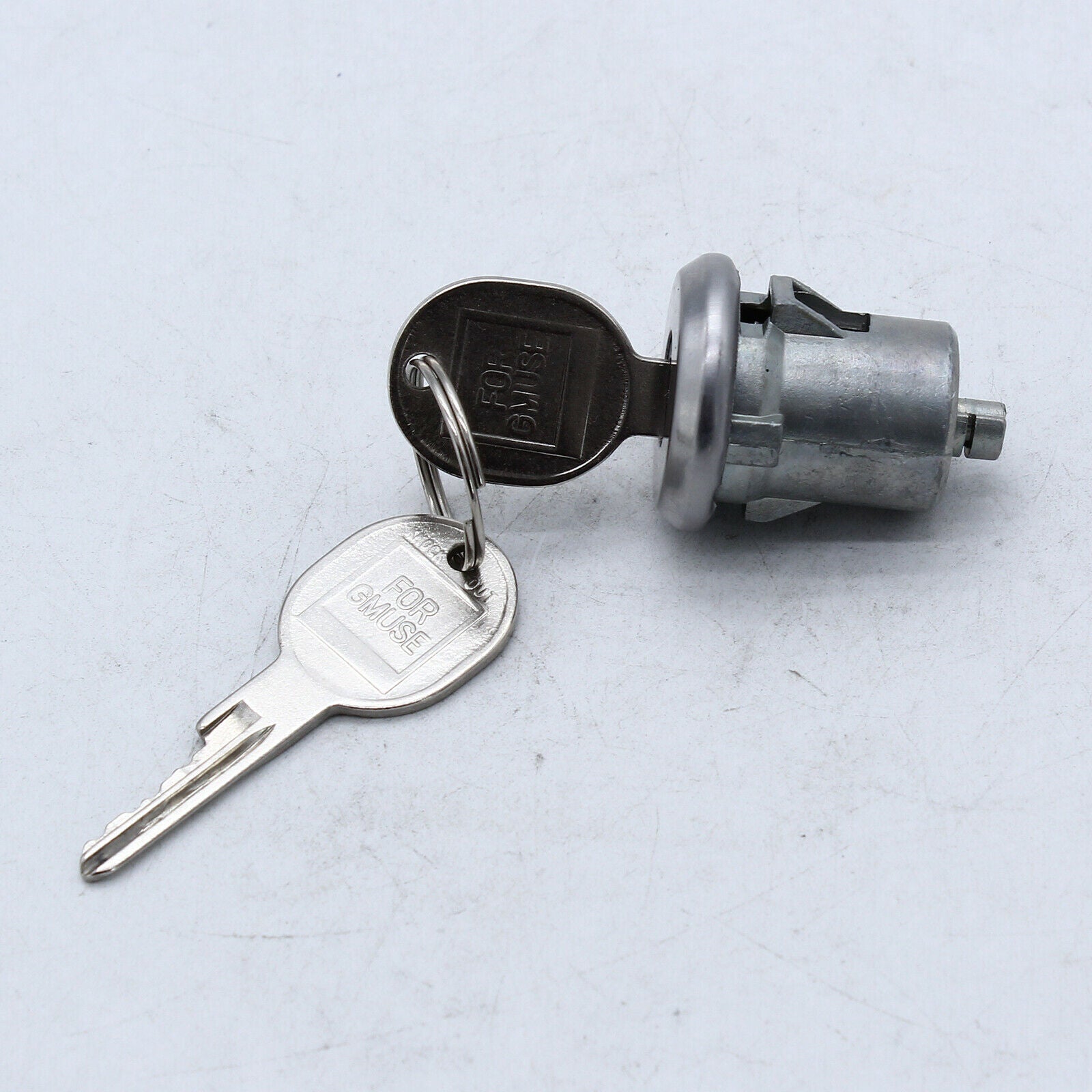 Vehicle Lock Cylinder with 2 Keys Door Lock Kit Durable for GM Chevelle