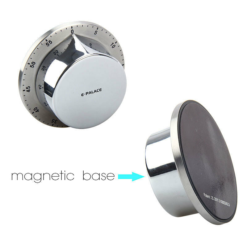 Long Ring Bell Alarm Loud 60-Minute Kitchen Cooking Wind Up Timer Mechanical