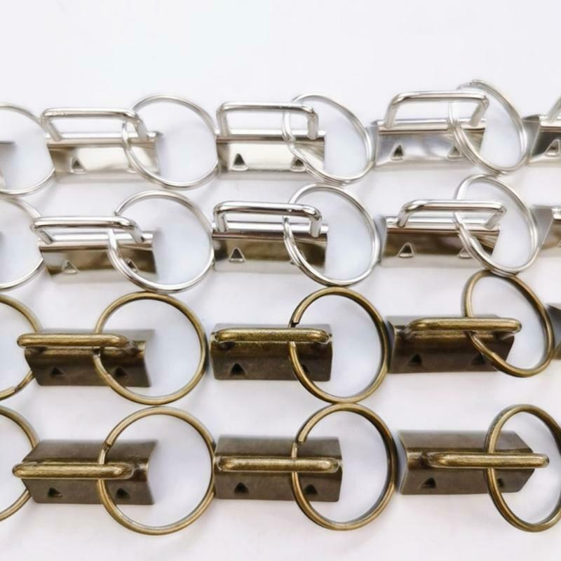 70 Pieces/Set Keychain Hardware Set Key Lanyard Key Chain Making Tassels Set