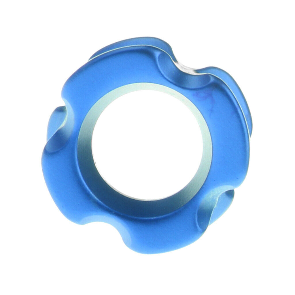 Archery Aluminium Peep Sight for Compound Bow Hunting 1/4inch Blue