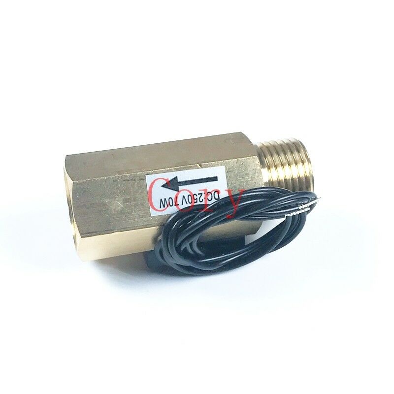 1PCS Water Flow Switch Magnetic Type DC250V 70W 0.5A G1/2 Inner Outer Thread Dia