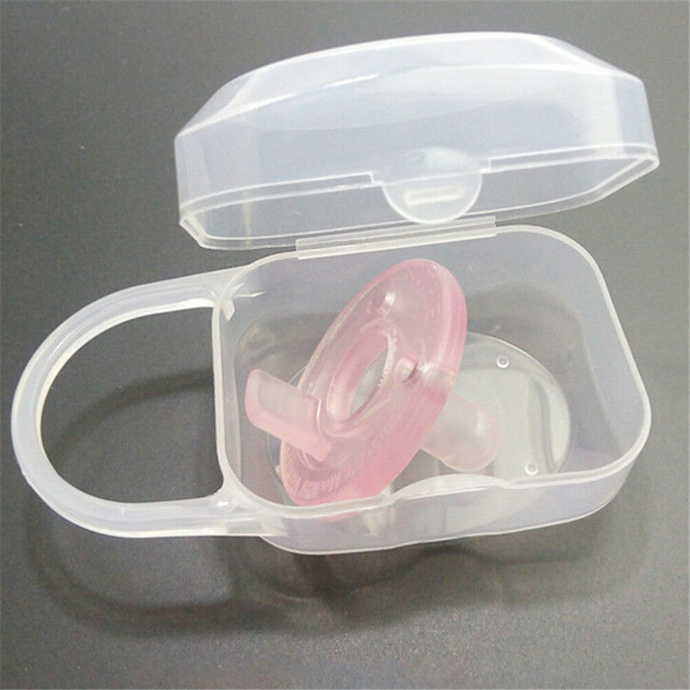 Portable Boy Infant Pacifier Nipple Case Cradle Holder Storage Box Baby S.l8