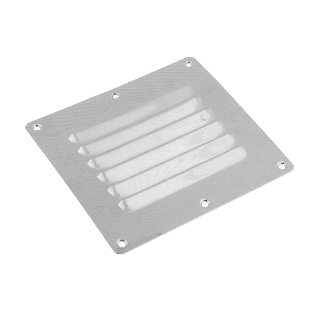 Stainless Steel Ventilation Grille Exhaust Grill For Boat Car / 127 Mm X 114 Mm