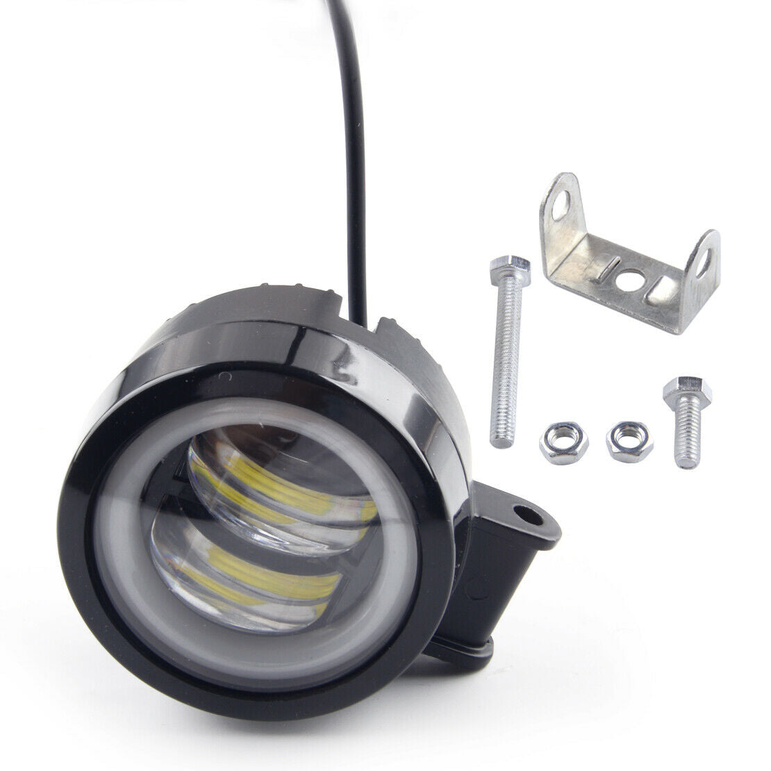 3inch Round LED Work Light Bar Spot Fog Lamp Driving Offroad SUV ATV Truck 4WD