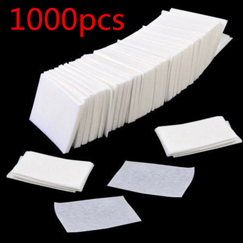 1000X Acrylic UV Gel Tips Cotton Nail Polish Remover Cleaner Wipes Lint Free HS