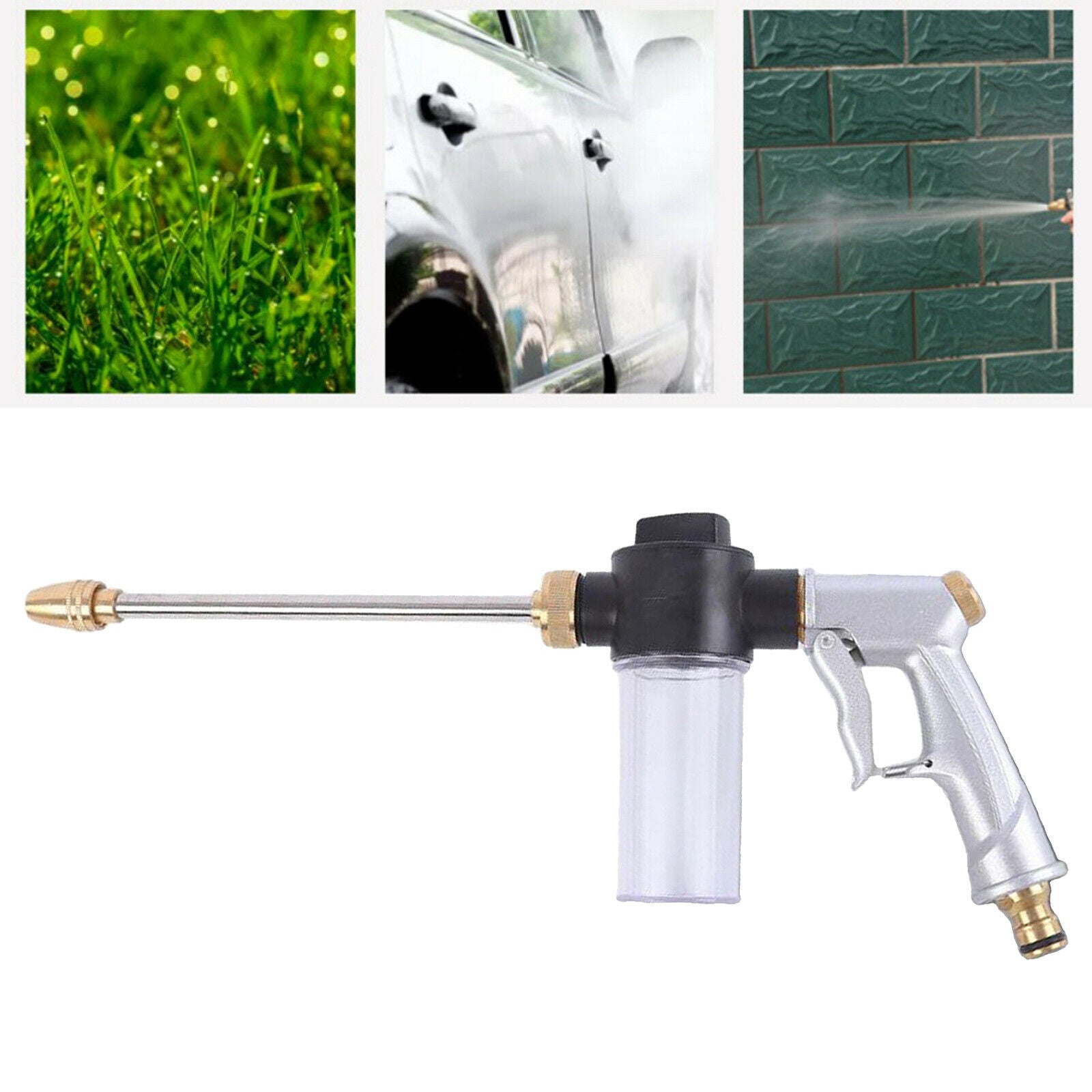 High Pressure Water Spray Gun Washing Machine Washing Car Windows Cleaning Kit