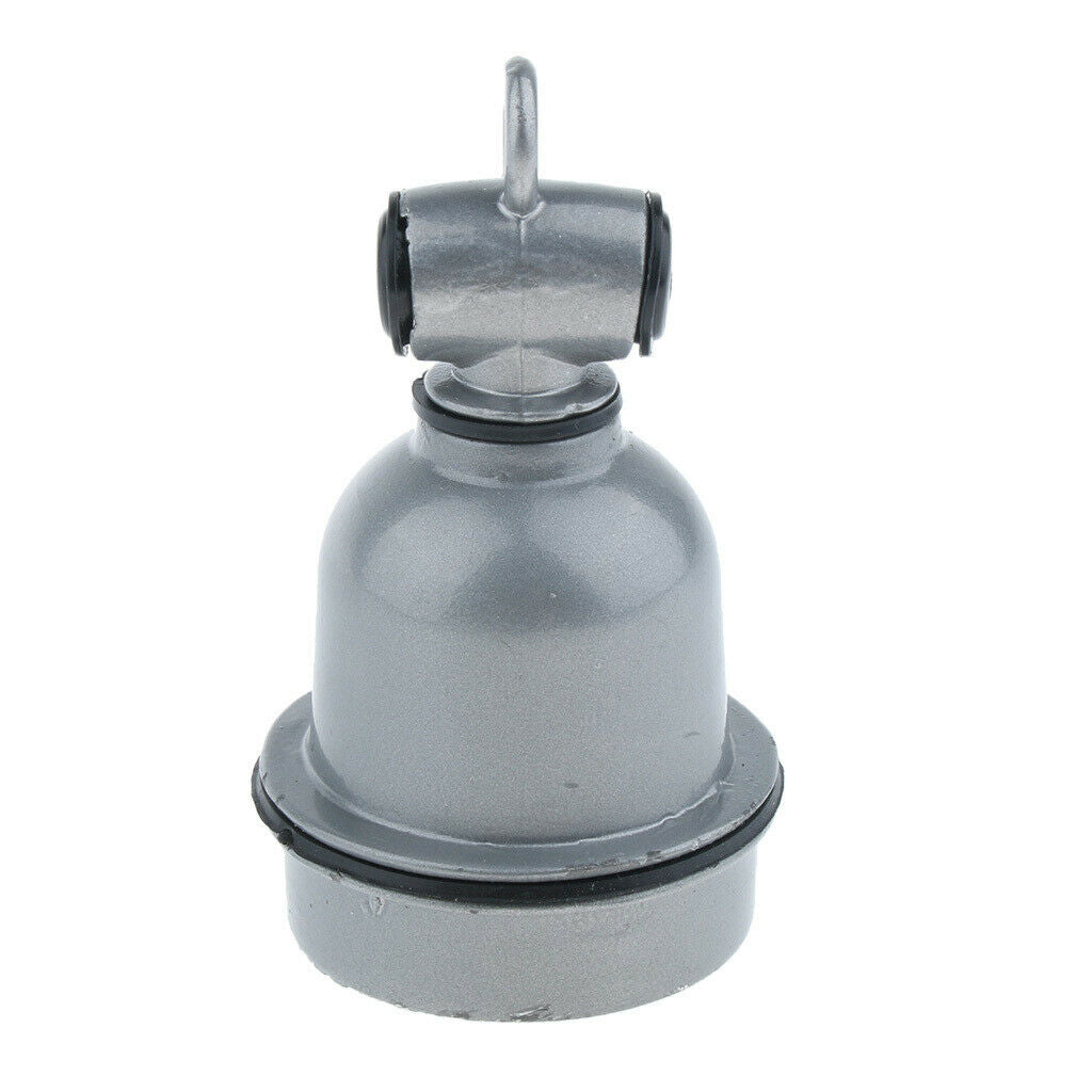 5 pieces E27 ES ceramic screw lamp holders for incandescent lamps, aluminum