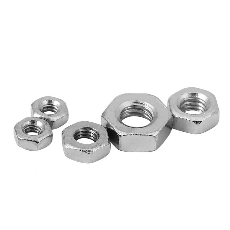 250 Pcs/Set M1.6 M2 M2.5 M3 M4 Carbon Steel Hex Nut Assortment Kit Hexagon NutJ9