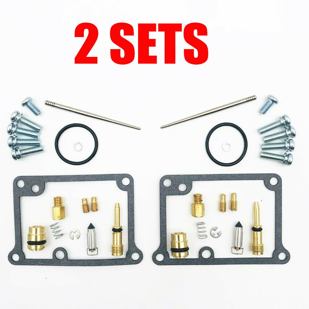 2x Carburetor Rebuild Kit Repair Kit 26-1383 For Yamaha YFZ350 Banshee 1987-2009