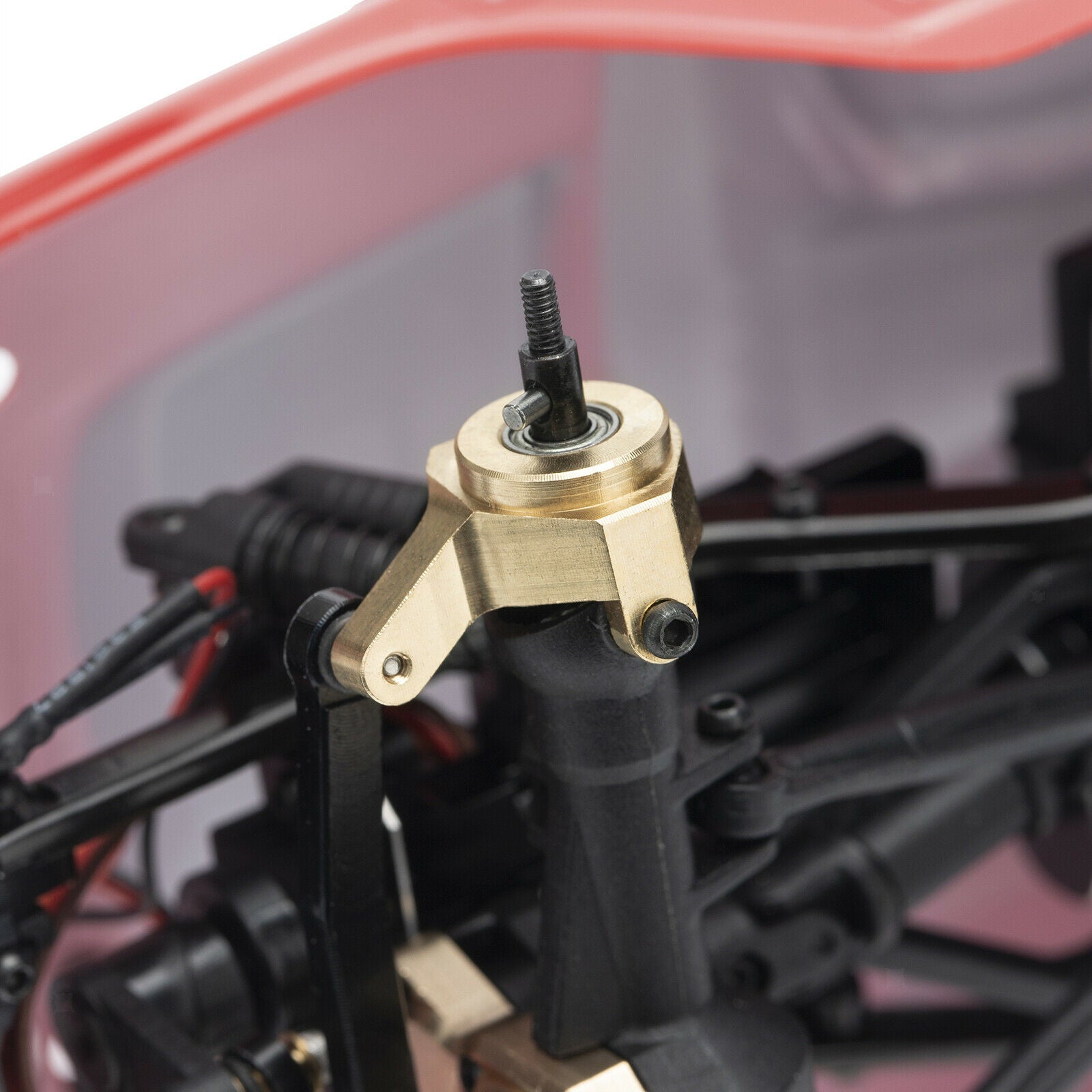 2pcs RC Steering Knuckle Repalce for 1/24 Axial SCX24 90081 AXI00001 Car