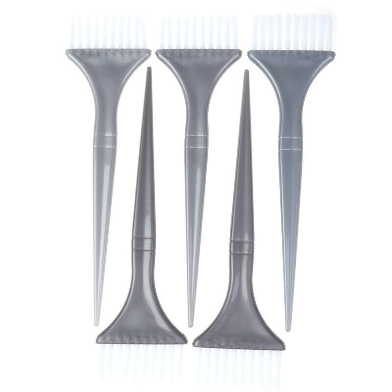 5 Pack Hair Dye Coloring Brushes Hair Coloring Dyeing Kit Handle Salon Ha.l8