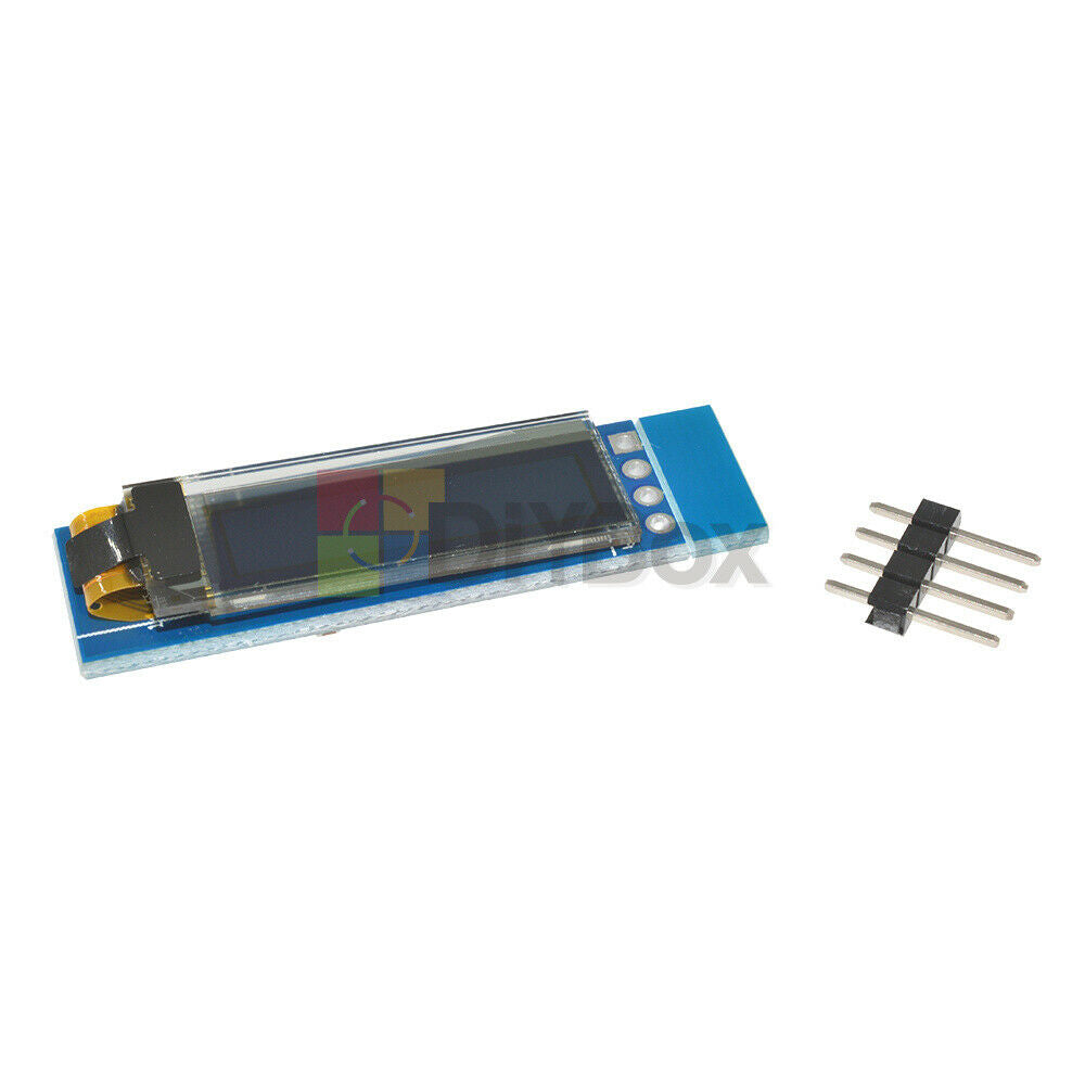 10Pcs 0.91" inch IIC I2C 128x32 Blue OLED LCD Display Module Fit For Arduino PIC