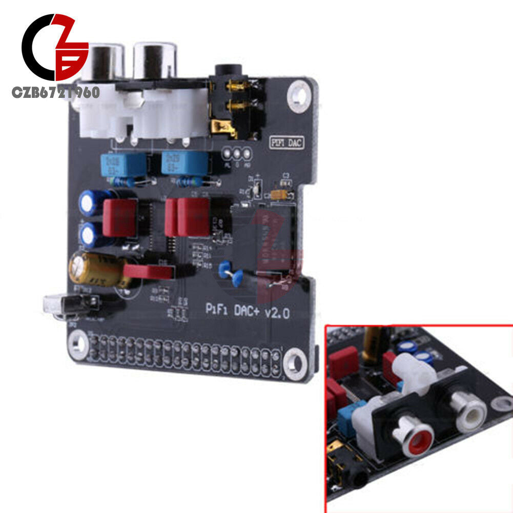 PCM5122 HIFI DAC Audio Sound Card Module I2S interface for Raspberry Pi 2 B+