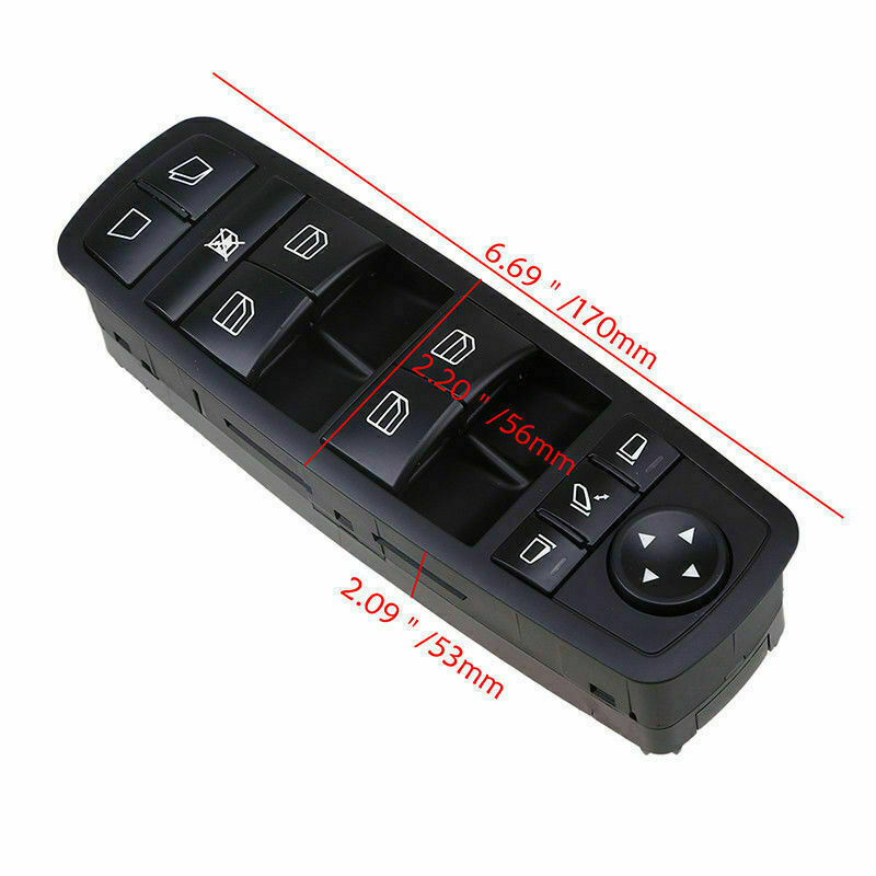 Master Power Window Switch Drive Side Fits Mercedes Benz W164 W251 2005-2012