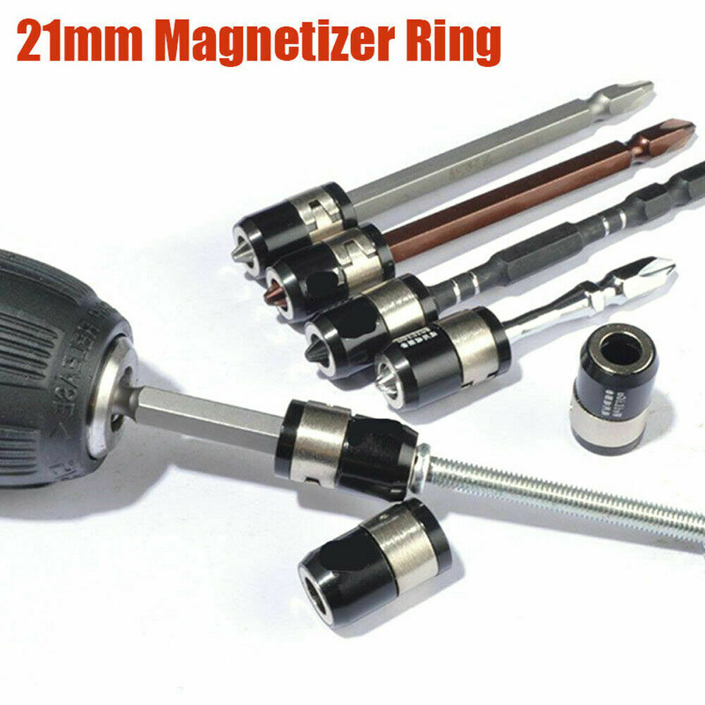 Magnetic Ring Strong Magnetizer Screwdriver Electric Hex Bit Head Lock Screw US