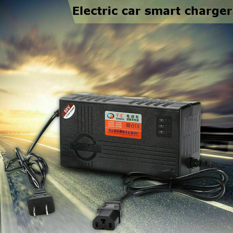 60V 20AH Motorcycle Battery Charger For Bicycle Scooter Wheel Lead Acid Battery