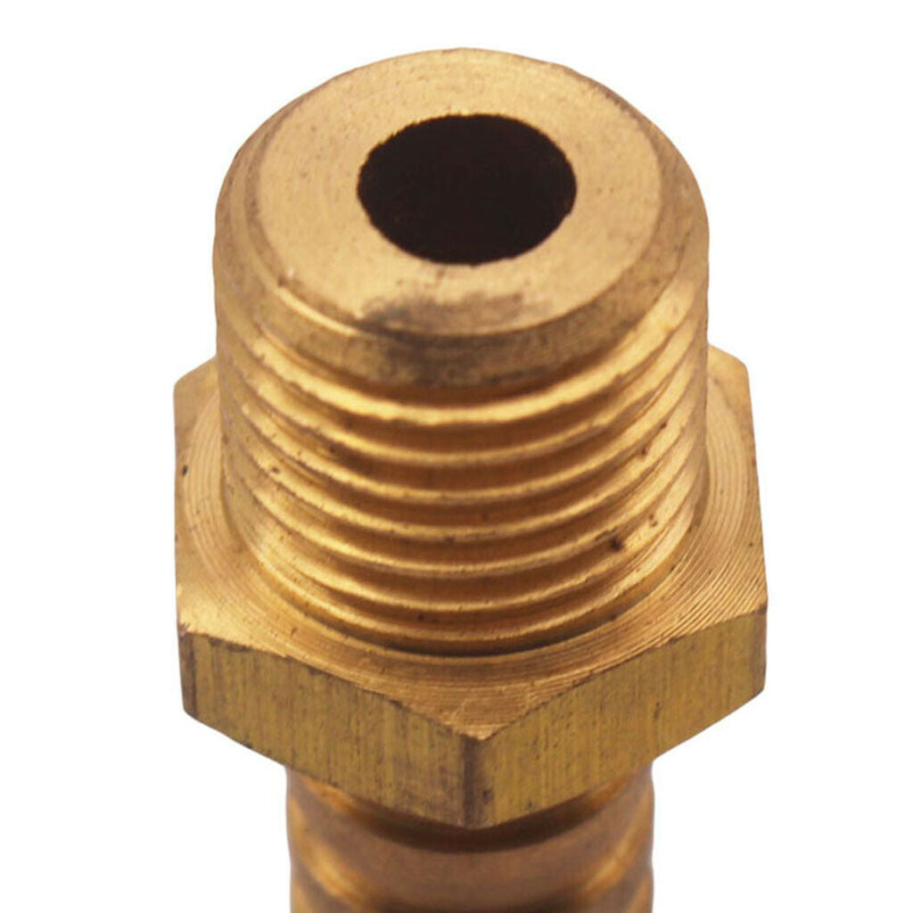 M14X1.5 Male to 7/16''(11mm) Hose ID Brass Barb Reducer SPLICER Fitting