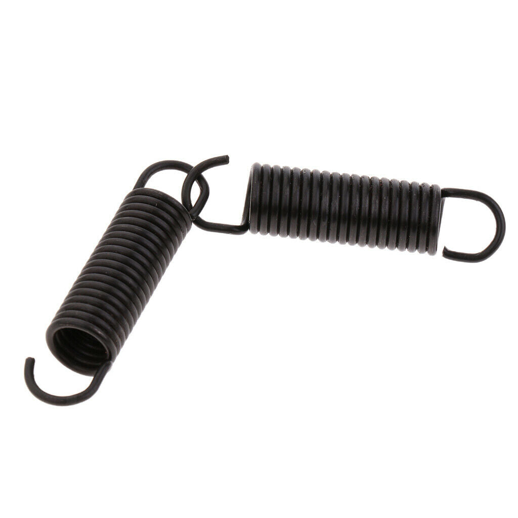 2Pcs Black Bass Drum Pedal Springs Drum Replacement Parts 55mm for Drummer
