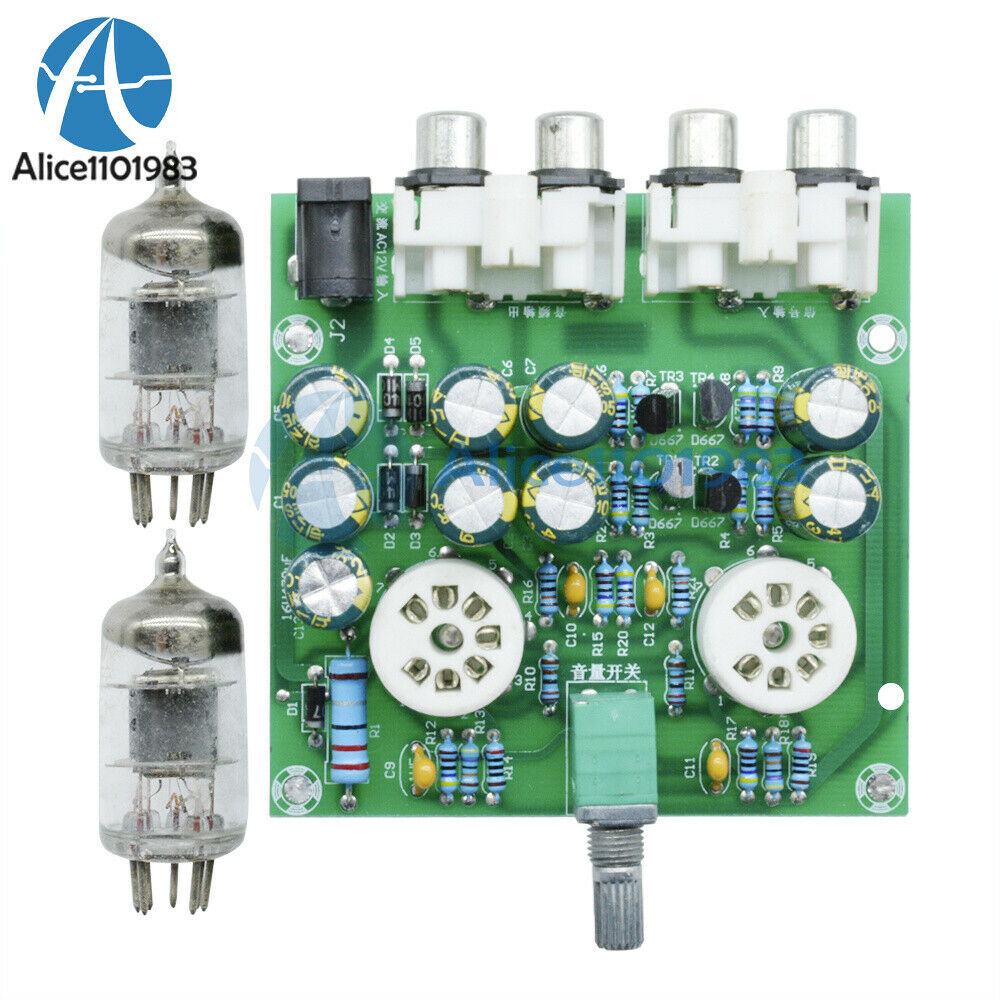 6J1 Valve Pre-amp Tube PreAmplifier Board Bass on Musical Fidelity X10-D circuit