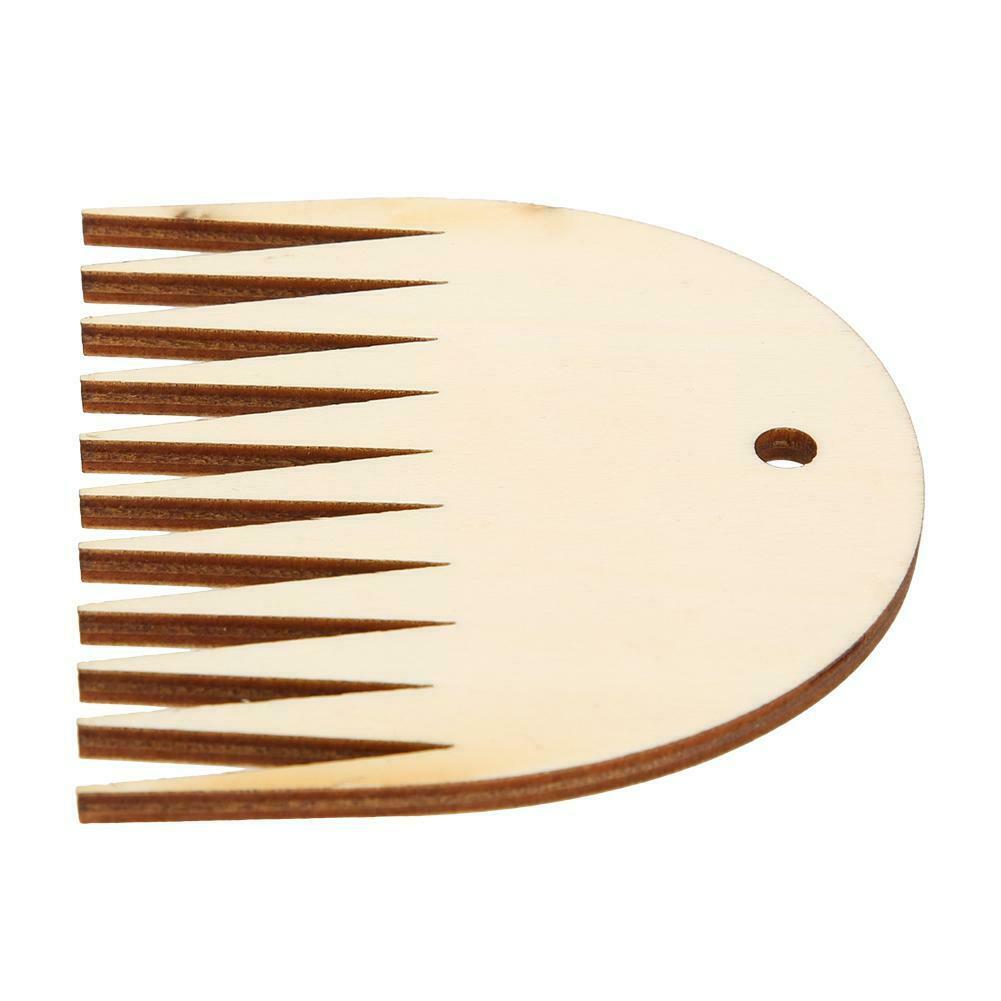 11 Teeth Wood Weaving Comb Tapestry Weaving  Comb Tool DIY Braided Accessory