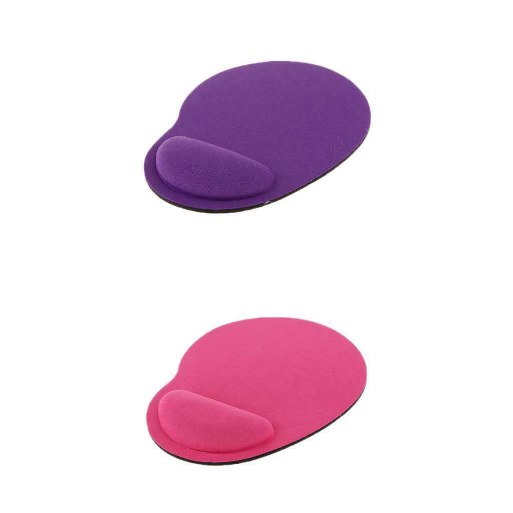 2x Memory Foam Mouse Pad with Wrist Support,Ergonomic Mouse Pad with Wrist