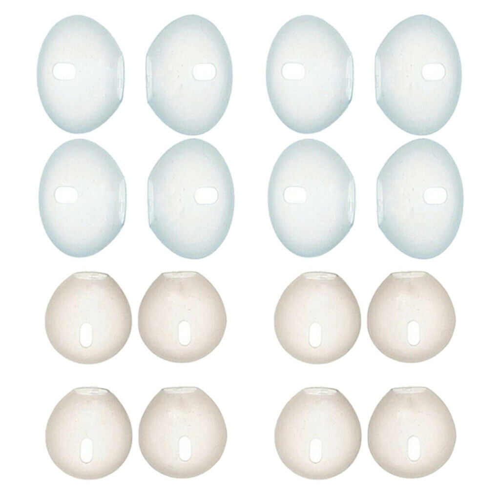 16 Pieces Silicone Earbud Cover Tips Replacement Ear Gels Buds for