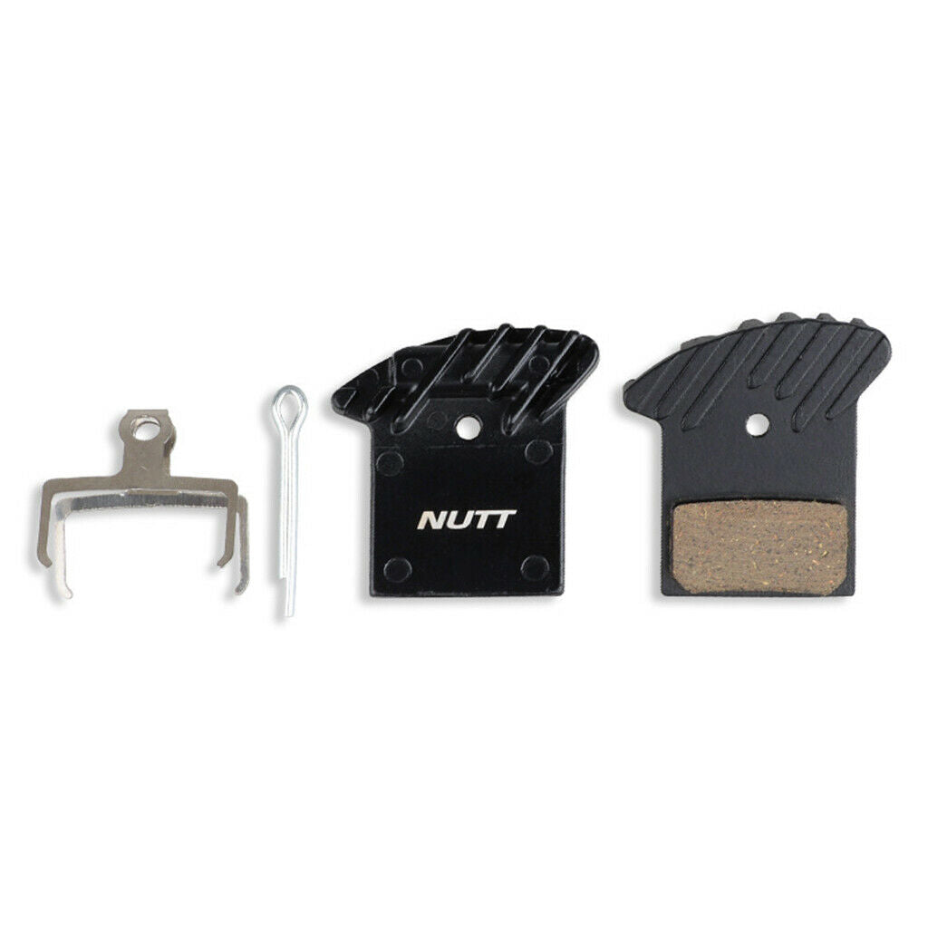 2Pack Bike Disc Brake Pads Replacements Black Semimetal Brake Pad for NUTT