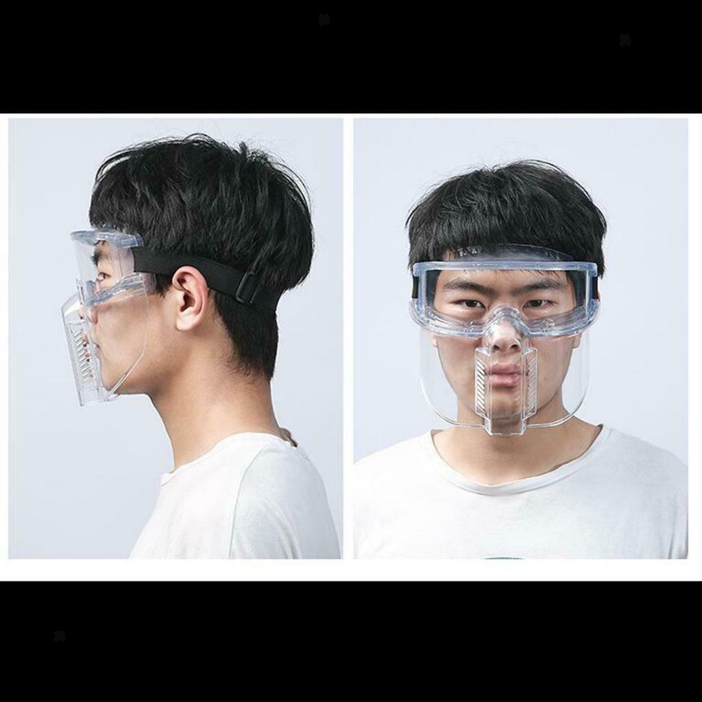 Splash Proof Goggles Safety Dust Face Shield Metal Casting Separable Design