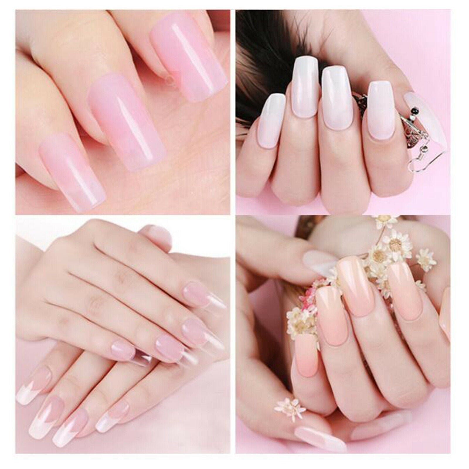 Nails Mold Holder Fashion Nail Clips DIY Accessories Manicure Nail Art Pink