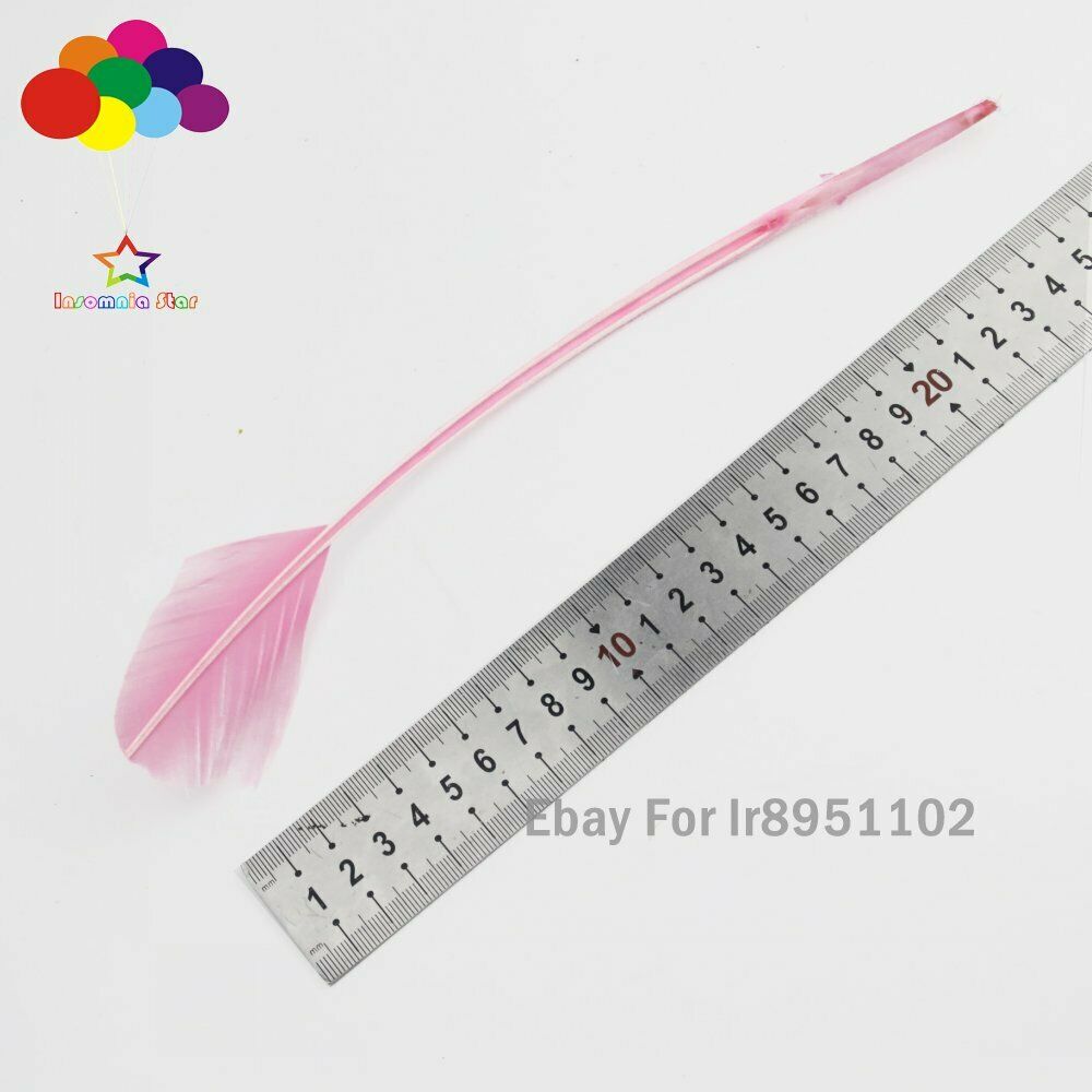 Flesh pink 100pcs 28-35cm turkey wing feathers 11-14inch Plume Carnival