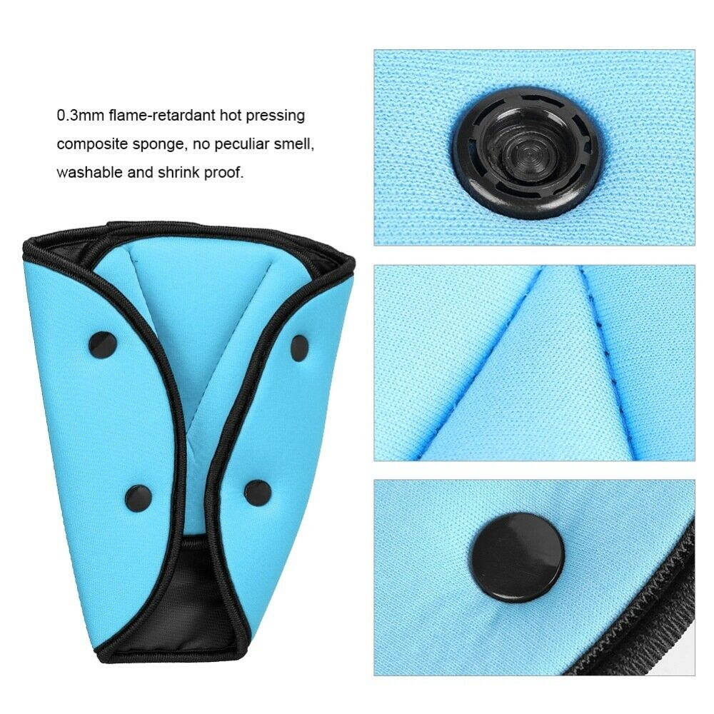 Safety Car Children Kid Cover Strap Adjustable Pad Harness Seat Clip Belts 0.3mm