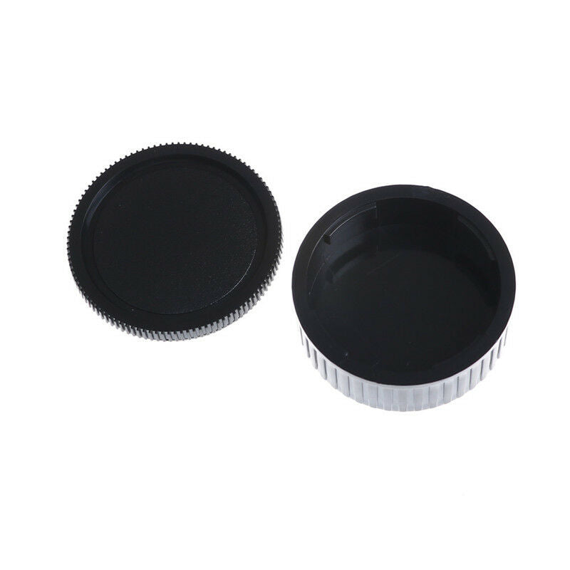 1Set Body Cap+Rear Lens Cap Protective Cover Kit For Leica M L/M Camera ijJ Tt