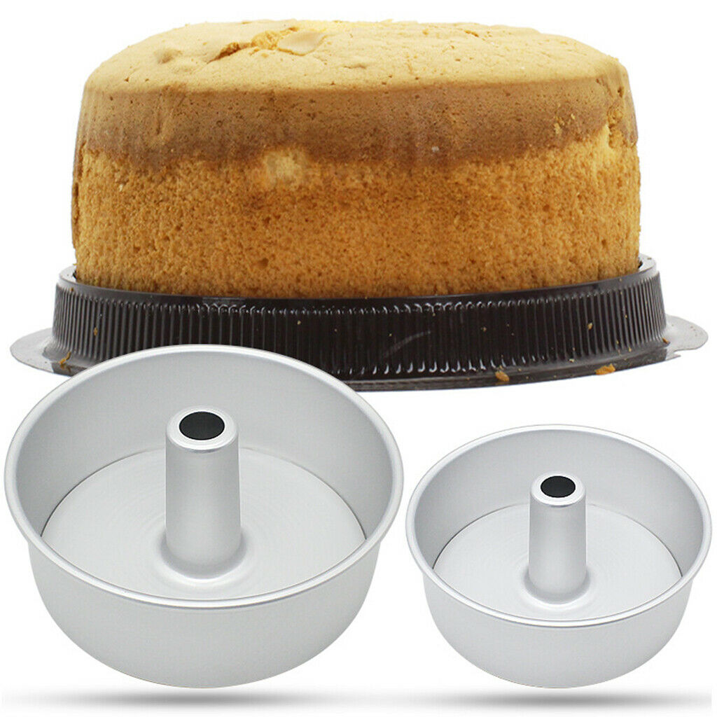 6" Aluminum Round Chimney Chiffon Cake Mold Angel Food Cake Pan Mould DIY