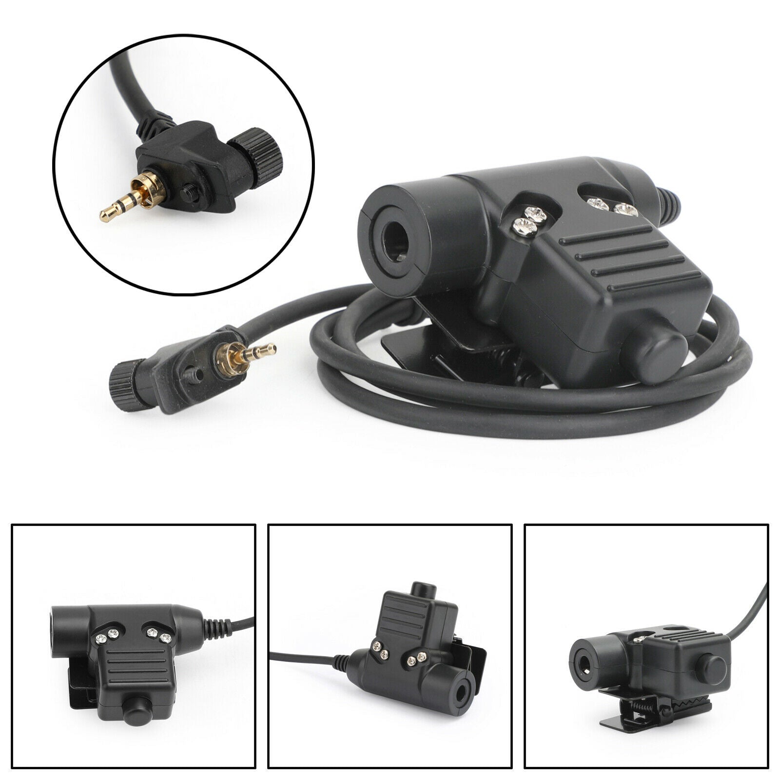 1x PTT Interphone Push-To-Talk Earpiece for MTP850 MTH600 MTH800 CA