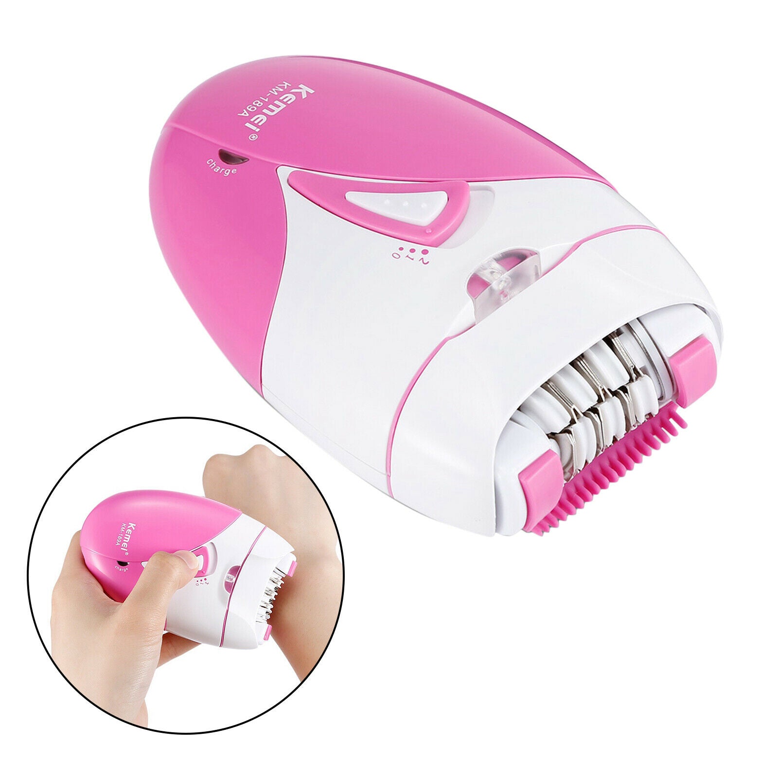 Electric Deluxe Rechargeable Shaver Epilator for Women Legs Bikini Facial