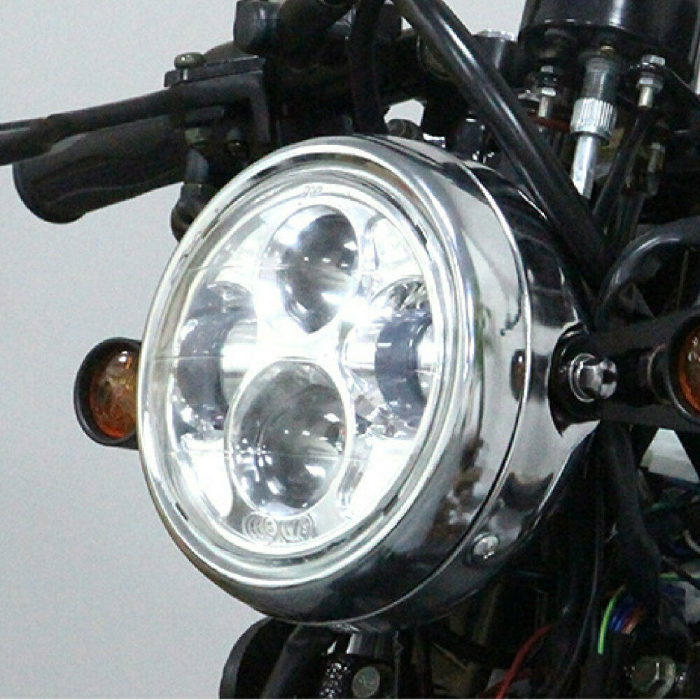 Universally Motorcycle Headlights with High Low Beams Accessories Modified